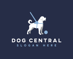 Dog Harness Leash logo design