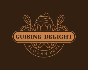 Cupcake Confectionery Baking logo design