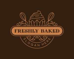 Cupcake Confectionery Baking logo design