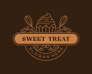 Cupcake Confectionery Baking logo design