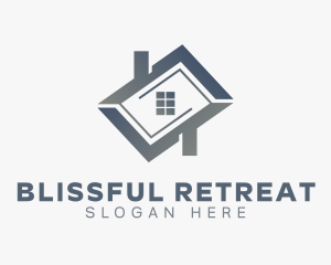 House Roof Real Estate Logo