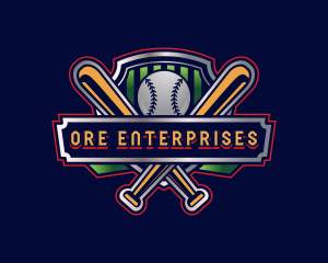 Baseball Bat Tournament logo design