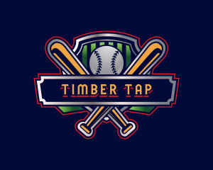 Baseball Bat Tournament logo design