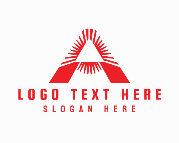 Red Triangle logo example 3