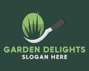 Grass Cutter Landscaping logo design