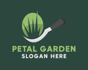 Grass Cutter Landscaping logo design