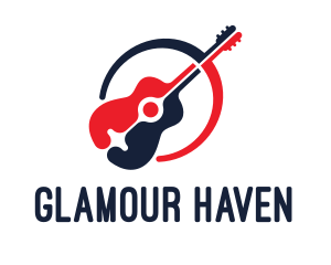 Red Blue Guitar logo