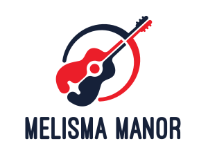 Red Blue Guitar logo