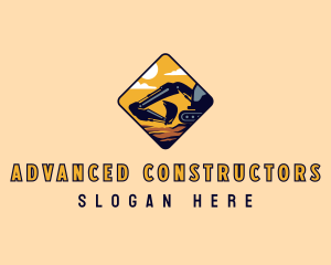 Industrial Excavator Equipment logo design