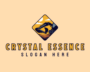 Industrial Excavator Equipment logo design