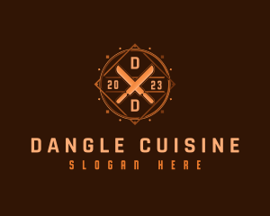 Knife Cuisine Kitchen logo design