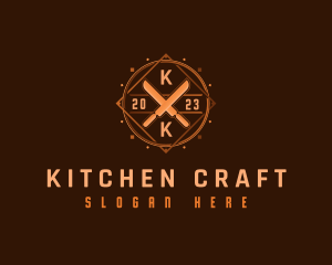 Knife Cuisine Kitchen logo design