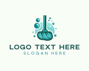 Mop Cleaning Shiny  logo