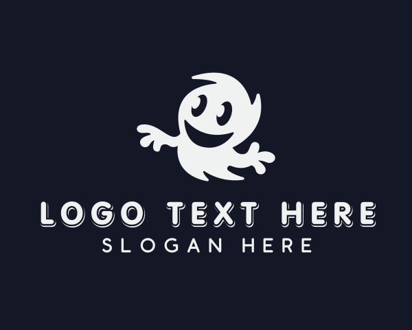 Spooky logo example 3