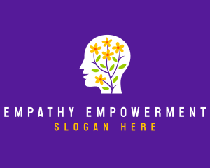 Human Flower Wellness logo design