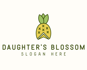 Pineapple Fruit Harvest Logo