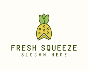 Pineapple Fruit Harvest logo design