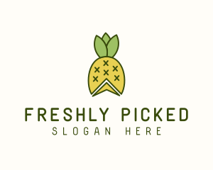 Pineapple Fruit Harvest logo design