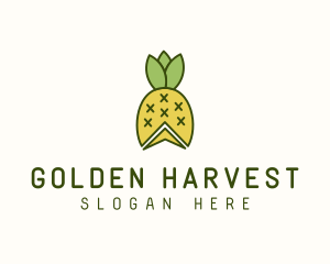 Pineapple Fruit Harvest logo design