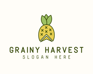 Pineapple Fruit Harvest logo design