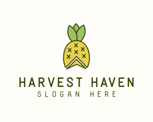 Pineapple Fruit Harvest logo design