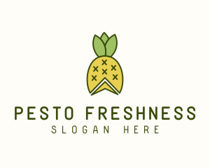 Pineapple Fruit Harvest logo design