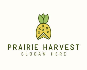 Pineapple Fruit Harvest logo design