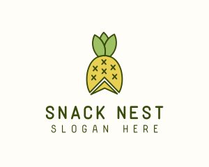 Pineapple Fruit Harvest logo design