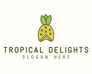 Pineapple Fruit Harvest logo design