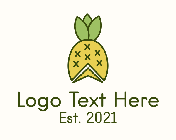 Pineapple logo example 2