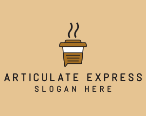 Hot Coffee Chat logo design