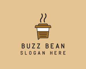 Hot Coffee Chat logo design