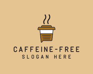 Hot Coffee Chat logo design