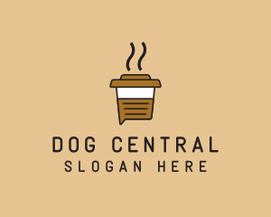 Hot Coffee Chat logo design