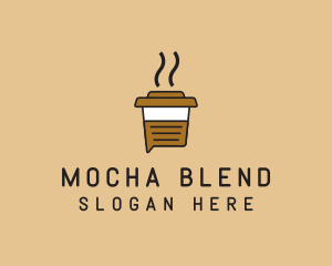 Hot Coffee Chat logo design