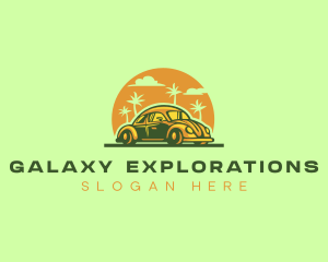 Retro Car Travel logo design