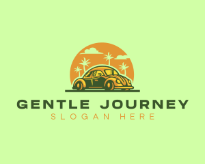 Retro Car Travel logo design