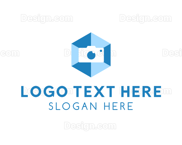 Hexagon Photography Camera Logo
