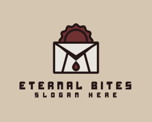 Vampire Mail Envelope logo