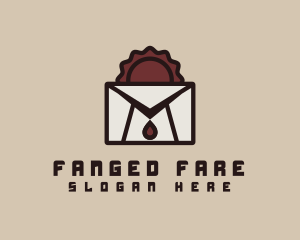 Vampire Mail Envelope logo