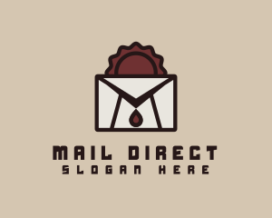 Vampire Mail Envelope logo