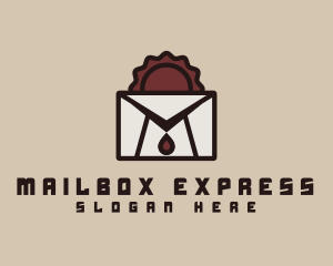 Vampire Mail Envelope logo