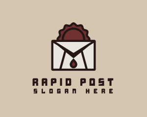 Vampire Mail Envelope logo