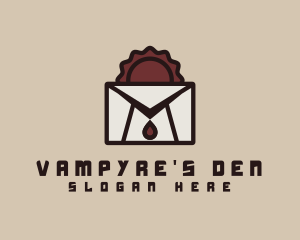 Vampire Mail Envelope logo