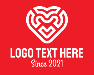 Red Heart Maze logo