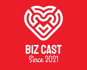 Red Heart Maze logo