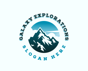 Horizon Mountain Peak logo design