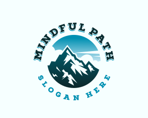 Horizon Mountain Peak logo design