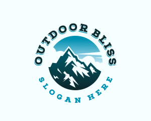 Horizon Mountain Peak logo design