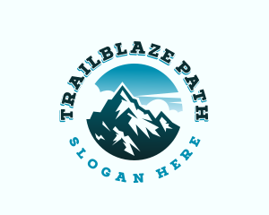 Horizon Mountain Peak logo design